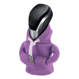 Car Mini Hoodie Shift Knob Cover - Universal Fit - Purple