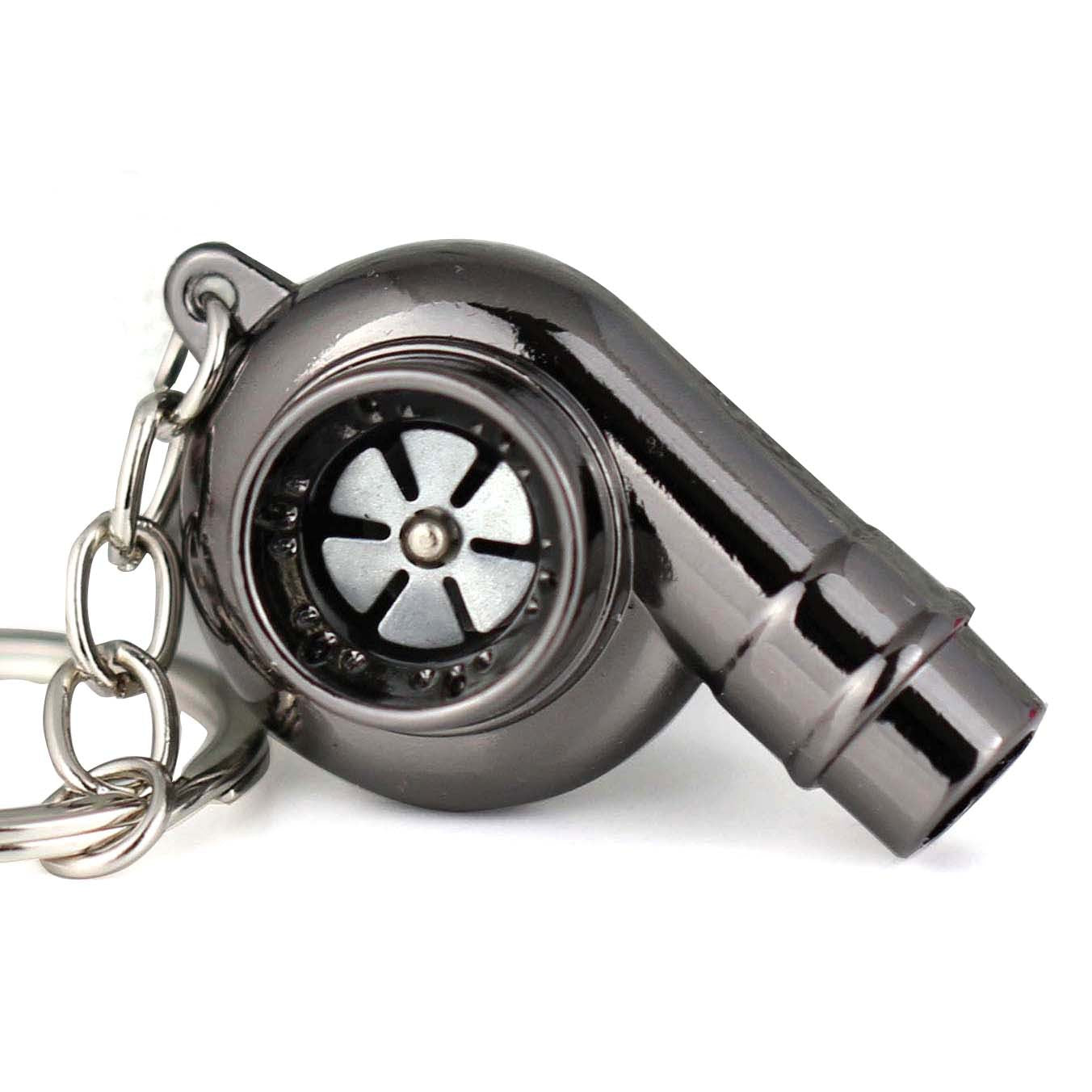 Turbo Charger Keyring - Black