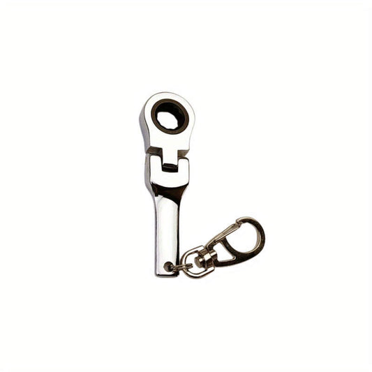 Ratchet Chrome 10mm Keyring
