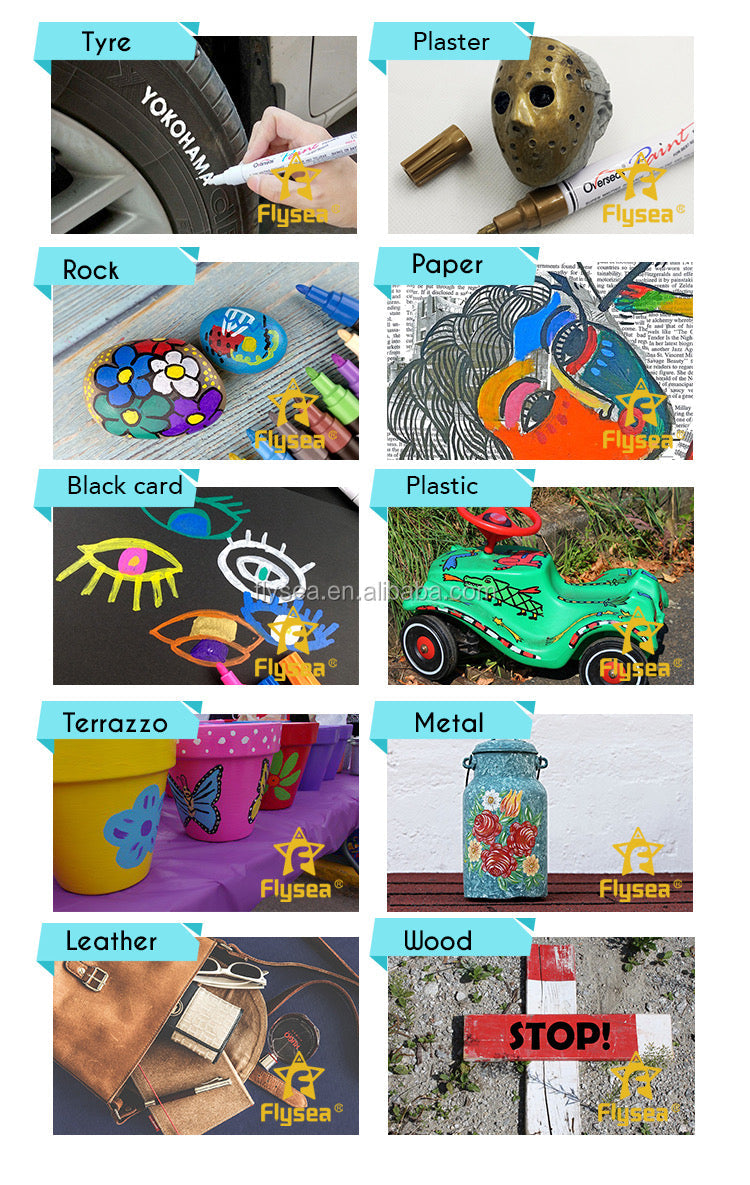 Tyre Permanent Paint Marker - Pink