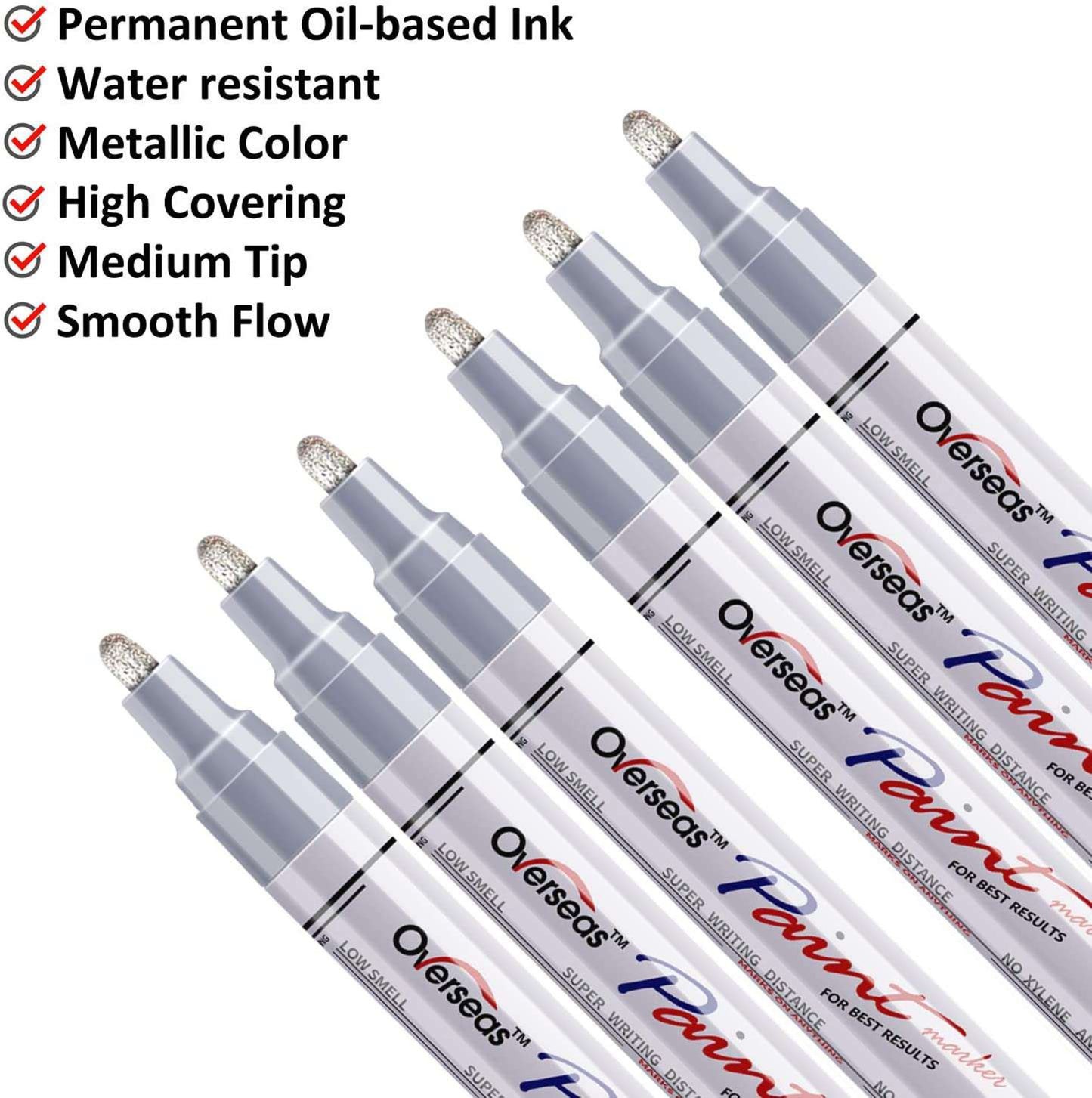 Tyre Permanent Paint Marker - Silver