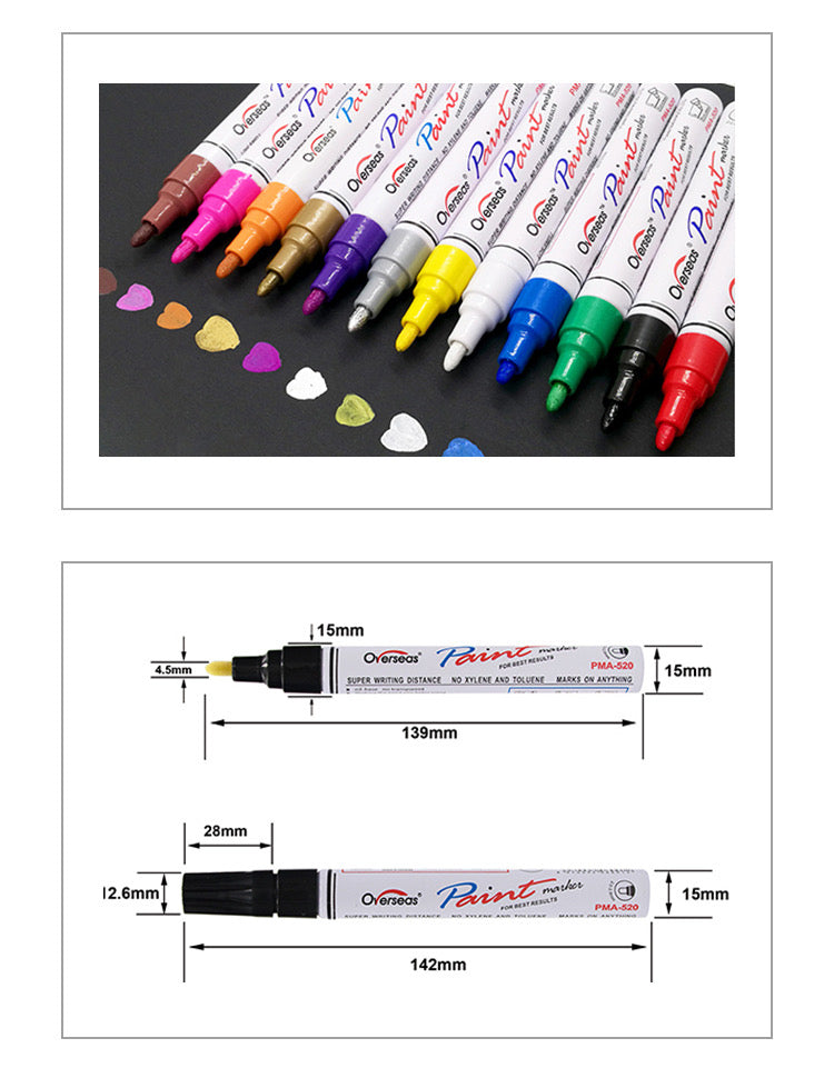 Tyre Permanent Paint Marker - Black