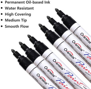 Tyre Permanent Paint Marker - Black