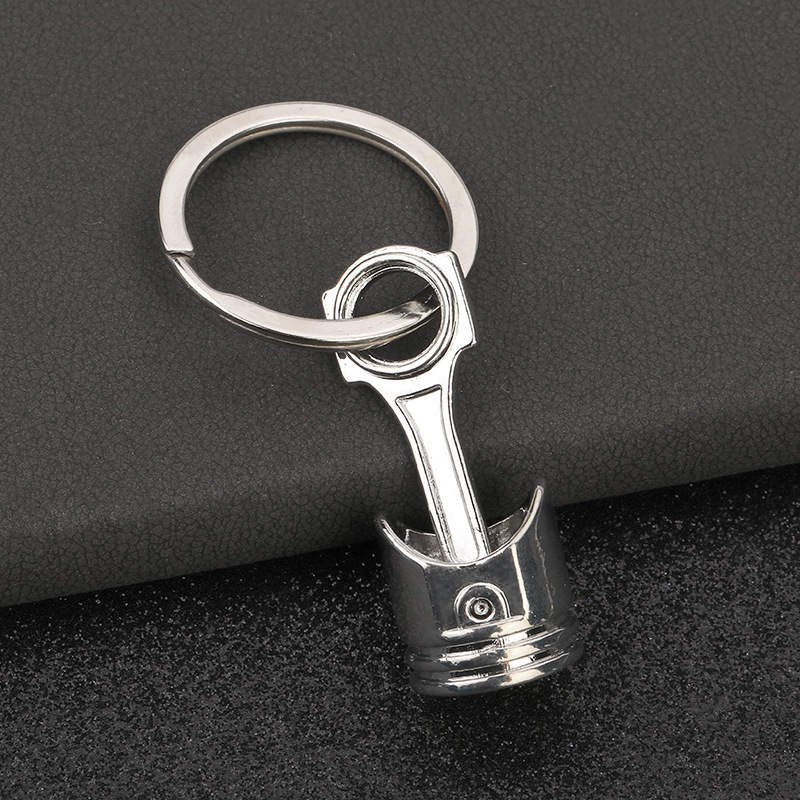 Piston Keyring - Silver