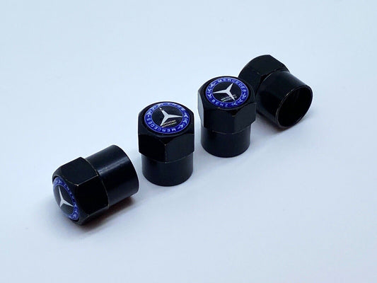 Mercedes-Benz (Blue) Valve Caps