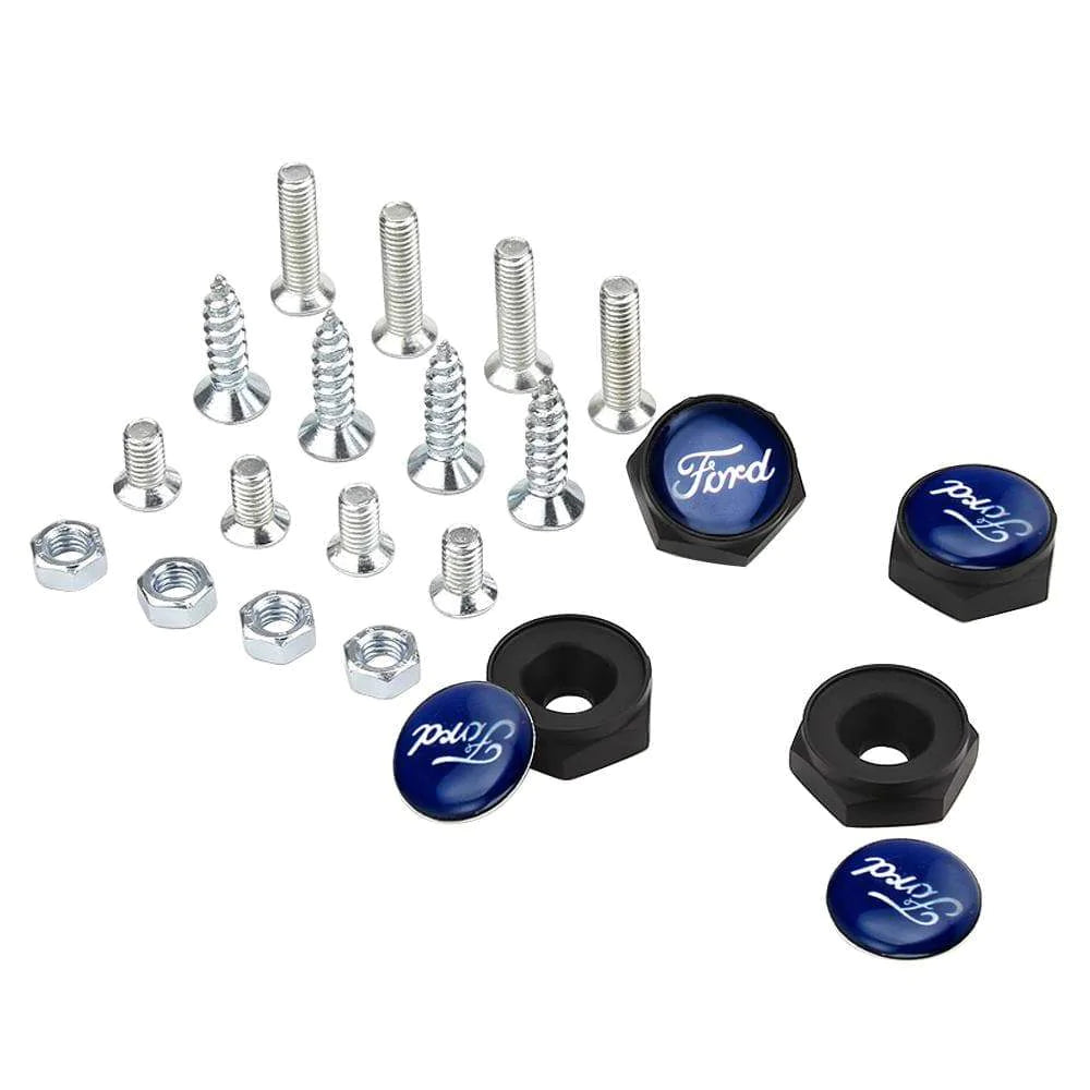 Ford License Plate Screws - Blue