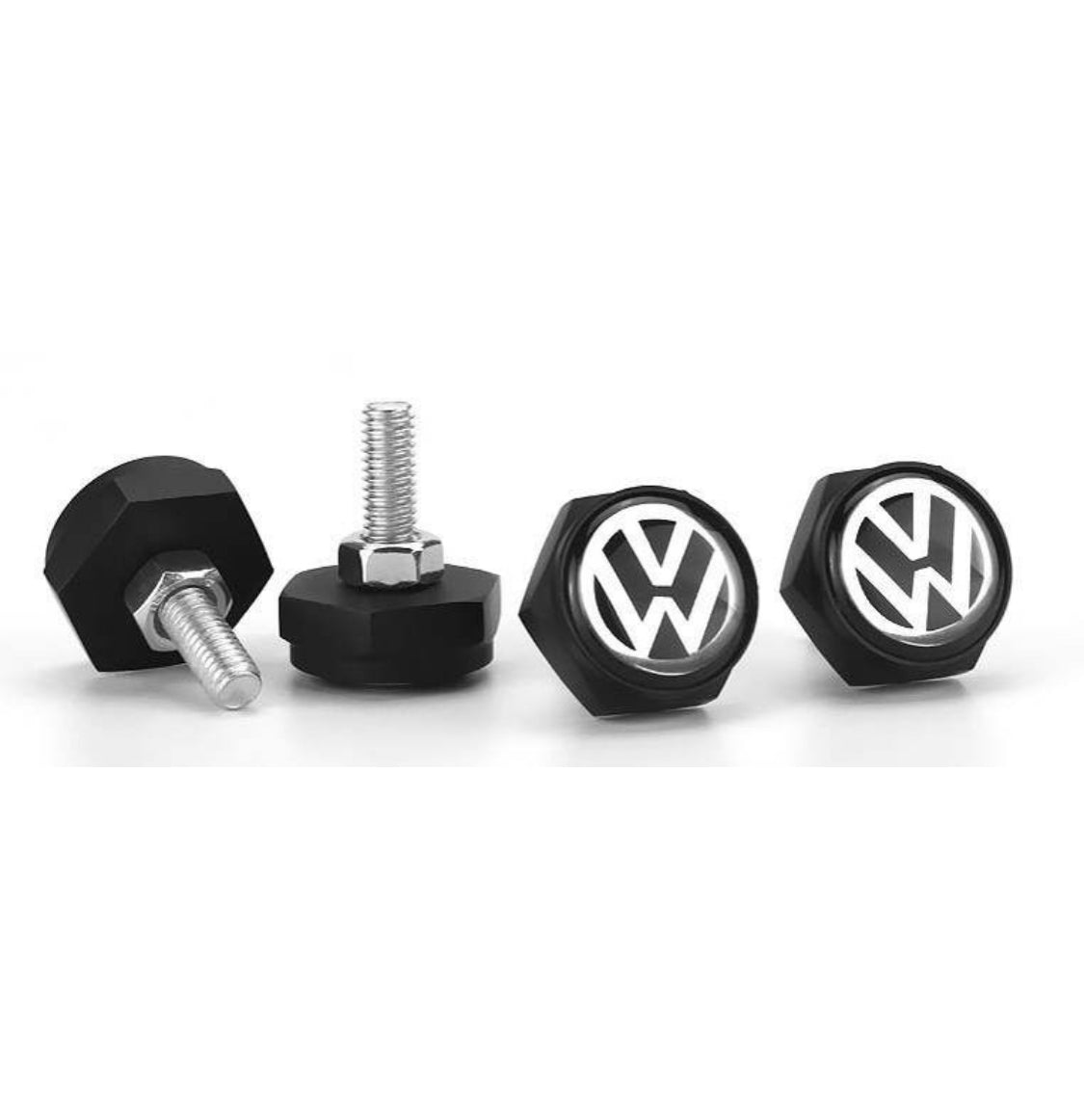 VW License Plate Screws - Black