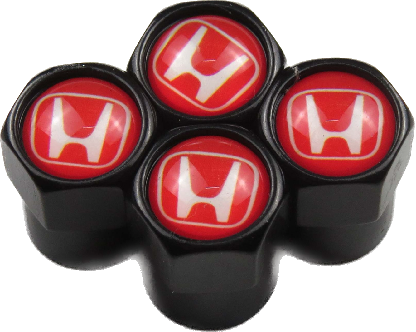 Honda Red Valve Caps